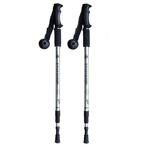 JUNGLELEOPARD Nordic Walking Aluminum - 2 Poles