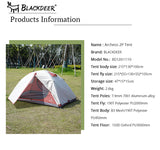 Blackdeer Archeos 2P Backpacking Tent